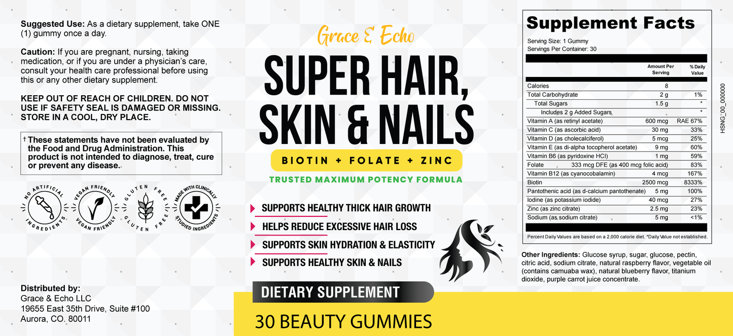 Super Hair, Skin & Nails